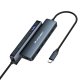 Wozinsky WHBC10Y4S 6-in-1 USB-C Hub, Aluminum, Gray