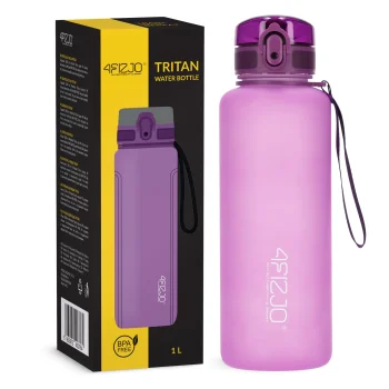 4Fizjo Tritan sportinis vandens buteliukas, 1 l, rožinis
