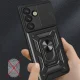 Hybrid Armor Camshield dėklas Samsung Galaxy S25, Juodas