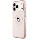 Karl Lagerfeld dėklas iPhone 17 Pro Max su MagSafe, rožinis