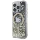 Hello Kitty Liquid Glitter Fever MagSafe dėklas iPhone 16 Pro Max, auksinis