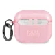 Karl Lagerfeld AirPods 3 dėklas Karl\'s Head Glitter, rožinis