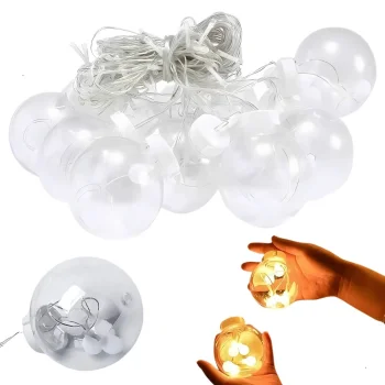 Kalėdinė girlianda-užuolaida, 138 LED, IP44, šilta balta