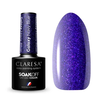 Claresa Galaxy Navy Blue Hybrid Nail Polish, 5g