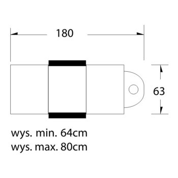 Kosmetologinis krėslas Case Basic 210, hidraulinis, su ratukais, baltas