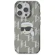 Apple iPhone 16 Pro Max 6.9\'\' Karl Lagerfeld IML Karl Head Electroplated Cover Case, Black