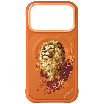 Nimmy Lew MagSafe dėklas iPhone 17 Pro Max, oranžinis