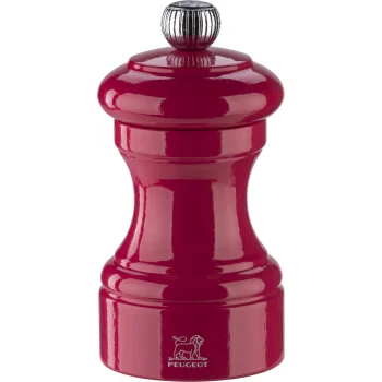 Pipirų malūnėlis Peugeot Bistro 10 cm, lakuota mediena, rožinis