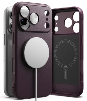 Ringke Onyx MagSafe case for iPhone 18 Pro Max / 17 Pro Max, burgundy