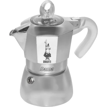 Bialetti Dama Pure Ice 3-Cup Espresso Maker Silver