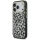 „Guess Leopard Glitter MagSafe“ dėklas „iPhone 17 Pro Max“, juodas