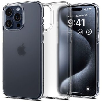 Spigen Ultra Hybrid dėklas, skirtas iPhone 15 Pro, Frost Clear