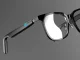 Smart Bluetooth Glasses with Speakers and Sunglasses Clip-on, Black