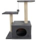 Purlov 71 cm Cat Tree with Scratching Post, Grey