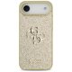 Auksinis dėklas Guess Fixed Glitter Big 4G, skirtas iPhone Air