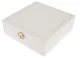 Beautylushh Jewelry Box Organizer with Mirror and Lock, White