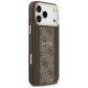 Guess HC MagSafe PU 4G Stripe dėklas iPhone 17 Pro Max, rudas