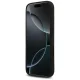 Guess Silicone Big 4G Script dėklas, skirtas iPhone 17 Pro, juodas