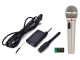 Belaidis ir laidinis mikrofonas AG100A, sidabrinis