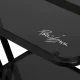 Beauty Trolley PRO INK 6701 with 3 Glass Shelves, Black