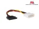 Maclean MCTV-633 maitinimo laidas-adapteris, Molex į SATA, 15 cm