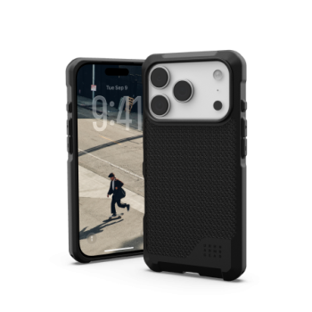 UAG Metropolis LT MagSafe dėklas iPhone 17 Pro telefonui, juodas