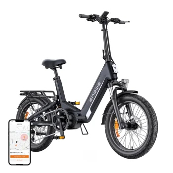 Sulankstomas elektrinis dviratis ENGWE L20 3.0 Pro, 250W, 20", Juodas