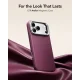 ESR Atelier Kickstand MagSafe dėklas iPhone 18 Pro / 17 Pro, bordo