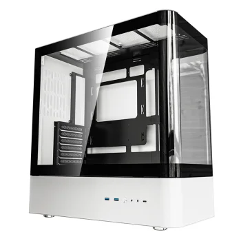 Kompiuterio korpusas Darkflash HM1 Midi Tower ATX Juodas ir baltas