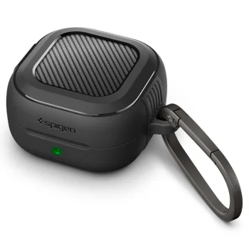 Spigen Rugged Armor Case for Samsung Galaxy Buds 4 / 4 Pro, Matte Black