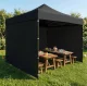 Greitai surenkama sodo pavėsinė MultiGarden 145590, 3x3m, juoda