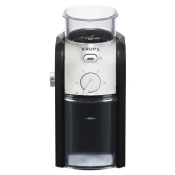 Krups GVX242 kavos malūnėlis, juodas / sidabrinis