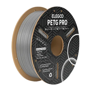 3D spausdintuvo plastikas ELEGOO PETG Pro 1.75mm 1kg, pilkas