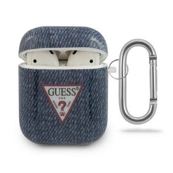 Guess Apple AirPods 1 / 2 Case Jeans Collection, Navy Blue