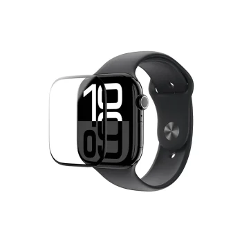 Apsauginė plėvelė AmazingThing Radix Film skirta Apple Watch 46mm su juodu rėmeliu