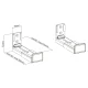 Reguliuojamas soundbar sieninis laikiklis Maclean MC-932, juodas