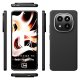 „3Mk Protection Matt Case“ dėklas „Xiaomi Redmi Note 14 Pro“, juodas
