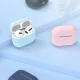 Silikoninis dėklas ausinėms AirPods 2 / AirPods 1, baltas