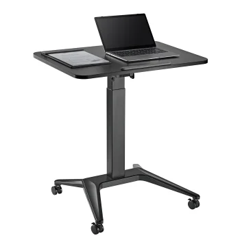 Maclean MC-453B mobilus nešiojamojo kompiuterio stalas, juodas