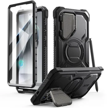 Supcase IBLSN Armorbox Mag dėklas Samsung Galaxy S25 Ultra, juodas
