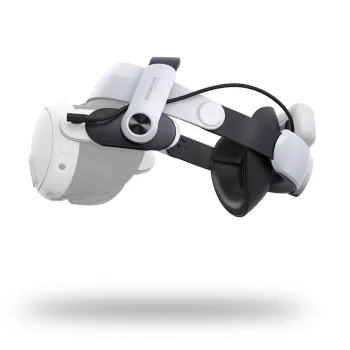 BoboVR M3 Pro Head Strap with B2 Battery for Meta Quest 3 (Black/White)