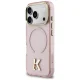 Karl Lagerfeld IML K Head Logo MagSafe dėklas iPhone 17 Pro Max, rožinis