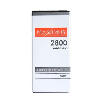 Maxximus Battery for Samsung Galaxy J5 (2016) 2800mAh