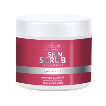Farmona Skin Scrub Peony Essence kūno ir pėdų šveitiklis bijūnas 500 g