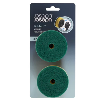 Joseph Joseph SinkTech indų plovimo kempinėlių galvutės, 2 vnt., Yellow
