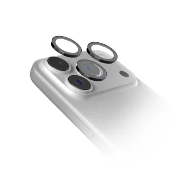 SBS kameros lęšių apsauginis stiklas iPhone 18 Pro / 18 Pro Max, 9H, juodas