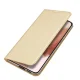 Atverčiamasis dėklas Dux Ducis Skin Pro skirtas Samsung Galaxy S23+, auksinis