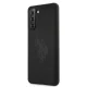 Samsung Galaxy S21+ Plus (SM-G996B) US Polo Silicone On Tone Case Cover (USHCS21MSLHRTBK), Black