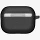 Ausinių dėklas Uniq Clyde, skirtas AirPods Pro 3, juodas ir pilkas