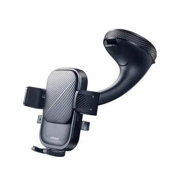 Joyroom JR-OK6 automobilinis telefono laikiklis ant stiklo - juodas